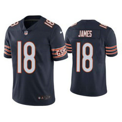 Nike Chicago Bears #18 Jesse James Blue Vapor Untouchable Authentic stitched NFL jersey