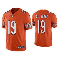 Nike Chicago Bears #19 Equanimeous St. Brown Orange Vapor Untouchable Authentic Stitched NFL Jersey