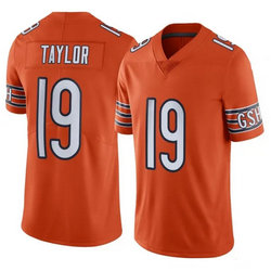 Nike Chicago Bears #19 Tory Taylor Orange Vapor Untouchable Football Stitched Jersey