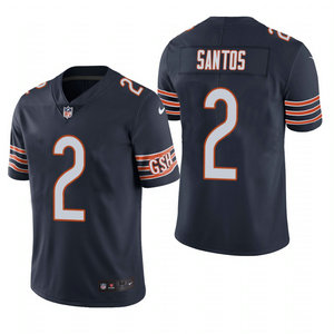 Nike Chicago Bears #2 Cairo Santos Blue Vapor Untouchable Jersey