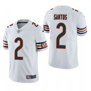 Nike Chicago Bears #2 Cairo Santos White Vapor Untouchable Jersey