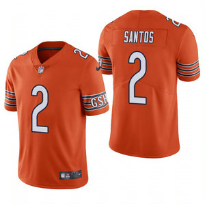 Nike Chicago Bears #2 Cairo Santos orange Vapor Untouchable Jersey