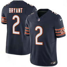 Nike Chicago Bears #2 Coby Bryant Navy Stitched Football Jersey
