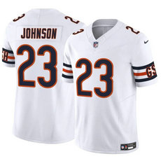 Nike Chicago Bears #23 Roschon Johnson White Vapor Untouchable Authentic Stitched NFL Jersey