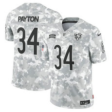 Nike Chicago Bears #34 Walter Payton 2024 Salute to Service Authentic Stitched NFL Jersey