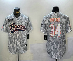 Nike Chicago Bears #34 Walter Payton 2024 Salute to Service Joint baseball Jersey