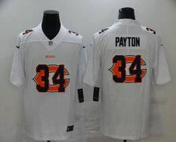 Nike Chicago Bears #34 Walter Payton White Shadow Authentic Stitched NFL Jerseys