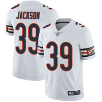 Nike Chicago Bears #39 Eddie Jackson White Vapor Untouchable Authentic stitched NFL jersey