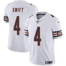 Nike Chicago Bears #4 D’Andre Swift White Vapor Untouchable Football Stitched Jersey