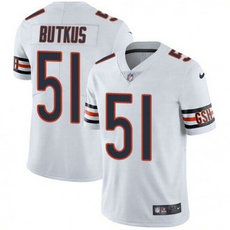 Nike Chicago Bears #51 Dick Butkus White Vapor Untouchable Authentic stitched NFL jersey