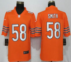 Nike Chicago Bears #58 Roquan Smith Orange Vapor Untouchable Limited Authentic stitched NFL jersey