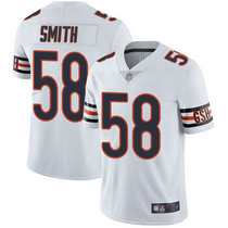 Nike Chicago Bears #58 Roquan Smith White Vapor Untouchable Limited Authentic stitched NFL jersey