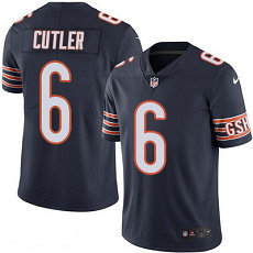 Nike Chicago Bears #6 Jay Cutler Nave NFL Jersey