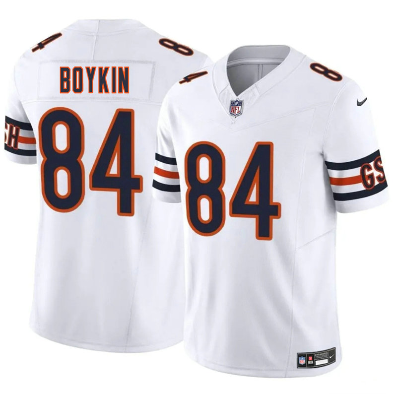 Nike Chicago Bears #84 Miles Boykin White Vapor Untouchable Authentic Stitched NFL Jersey