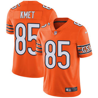 Nike Chicago Bears #85 Cole Kmet Orange Vapor Untouchable Authentic stitched NFL jersey