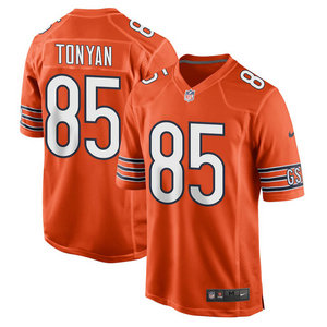 Nike Chicago Bears #85 Robert Tonyan Orange Vapor Untouchable Authentic Stitched NFL Jersey