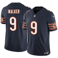 Nike Chicago Bears #9 Jahdae Walker Navy Stitched Football Jersey