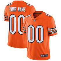 Nike Chicago Bears Customized Orange Vapor Untouchable Authentic Stitched NFL Jerseys