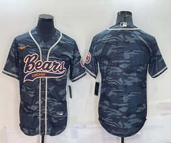 Nike Chicago Bears Grey Camo Joint Adults Authentic Stitched baseball jersey