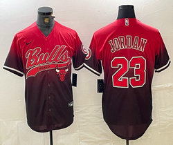 Nike Chicago Bulls #23 Michael Jordan Red 2024 Joint Authentic Stitched baseball jersey