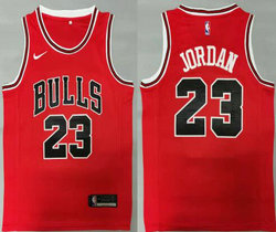 Nike Chicago Bulls #23 Michael Jordan Red Authentic Stitched NBA jersey