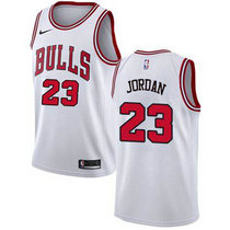 Nike Chicago Bulls #23 Michael Jordan White Game Authentic Stitched NBA jersey