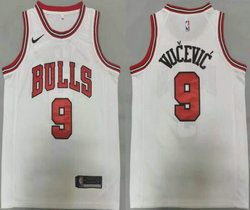 Nike Chicago Bulls #9 Nikola Vucevic White Authentic Stitched NBA jersey