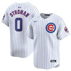 Nike Chicago Cubs #0 Marcus Stroman White 2024 Authentic Stitched MLB Jersey