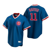 Nike Chicago Cubs #11 Yu Darvish Blue Pullover Authentic Stitched MLB Jersey