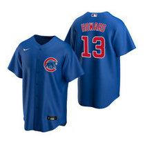 Nike Chicago Cubs #13 Ed Howard Royal Game 2020 MLB Draft Jersey