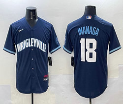 Nike Chicago Cubs #18 Shōta Imanaga Blue City Authentic Stitched MLB Jersey