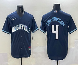 Nike Chicago Cubs #4 Pete Crow-Armstrong Blue City Authentic Stitched MLB Jersey