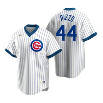 Nike Chicago Cubs #44 Anthony Rizzo White Pullover Authentic Stitched MLB Jersey