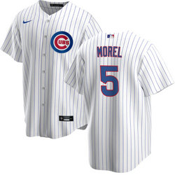 Nike Chicago Cubs #5 Christopher Morel Chicago White Game Stitched MLB Jersey