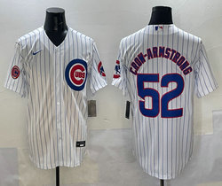 Nike Chicago Cubs #52 Pete Crow-Armstrong White Authentic Stitched MLB Jersey