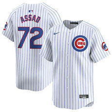 Nike Chicago Cubs #72 Javier Assad White 2024 Authentic Stitched MLB Jersey
