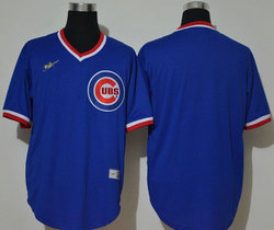Nike Chicago Cubs #Blank Blue Pullover Authentic Authentic Stitched MLB Jerseys