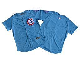 Nike Chicago Cubs Blank Light Blue 2025 Limited Baseball Jersey