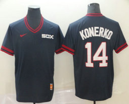Nike Chicago White Sox #14 Paul Konerko Pullover Throwback Authentic stitched MLB jersey