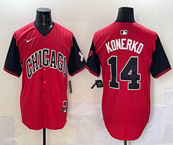 Nike Chicago White Sox #14 Paul Konerko Red City MLB Jersey
