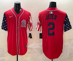 Nike Chicago White Sox #2 Derek Jeter Red Joint MLB Jersey