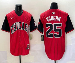 Nike Chicago White Sox #25 Andrew Vaughn Red City MLB Jersey