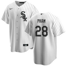 Nike Chicago White Sox #28 Tommy Pham White 2024 Authentic Stitched MLB Jersey