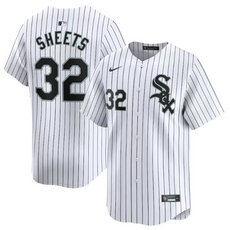 Nike Chicago White Sox #32 Gavin Sheets White 2024 Authentic Stitched MLB Jersey