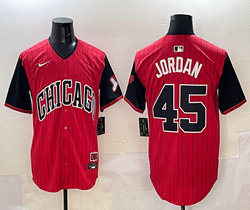 Nike Chicago White Sox #45 Michael Jordan Red City MLB Jersey