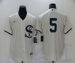 Nike Chicago White Sox #5 Carlos Sanchez 2021 Field of Dreams Game Authentic Stitched MLB Jersey