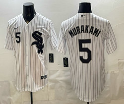 Nike Chicago White Sox #5 Munetaka Murakami White Authentic stitched MLB jersey