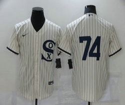 Nike Chicago White Sox #74 Eloy Jimenez 2021 Field of Dreams Game Authentic Stitched MLB Jersey