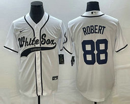 Nike Chicago White Sox #88 Luis Robert White Joint Authentic Stitched baseball jersey