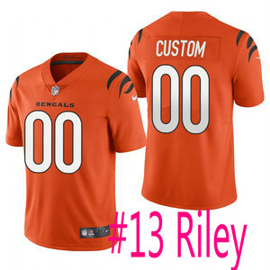 Nike Cincinnati Bengals #13 Ken Riley Orange Vapor Untouchable NFL Jersey